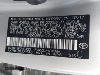 2017 Toyota Prius Plus with VIN JTDKARFP6H3039054, listed as a IAAI auction lot 41665195 with 233,161 mi miles and . Bid and sale history available at DreamBid. Image 9.