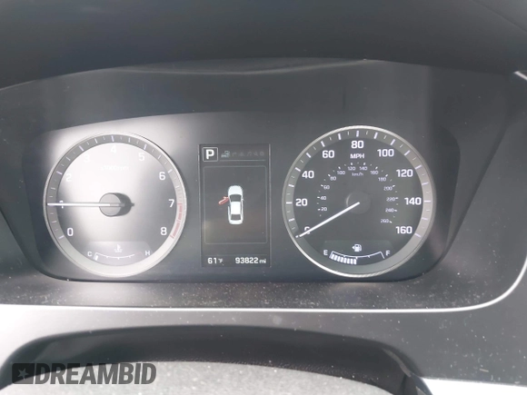 2016 Hyundai Sonata Sport with VIN 5NPE34AF6GH346509, listed as a IAAI auction lot 42082345 with 93,822 mi miles and . Bid and sale history available at DreamBid. Image 7.