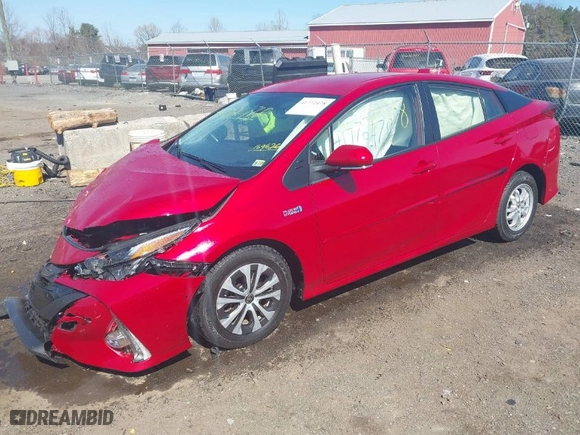 2021 Toyota Prius Prime LE with VIN JTDKAMFPXM3169626, listed as a IAAI auction lot 41772478 with 38,793 mi miles. Bid and sale history available at carsss.com. Image 2.