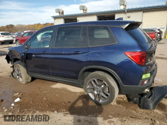 2023 Honda Passport EX-L with VIN 5FNYF8H5XPB033406, listed as a Copart auction lot 78455204 with 36,414 mi miles and Salvage title. Bid and sale history available at DreamBid. Image 2.