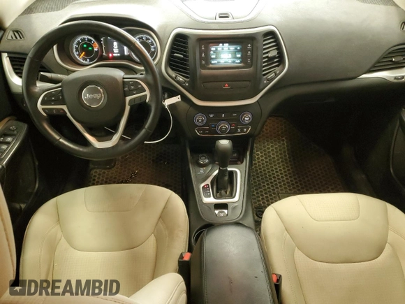 2017 Jeep Cherokee Latitude with VIN 1C4PJMCB0HW500104, listed as a Copart auction lot 59167775 with 123,237 mi miles and Non repairable. Bid and sale history available at DreamBid. Image 8.