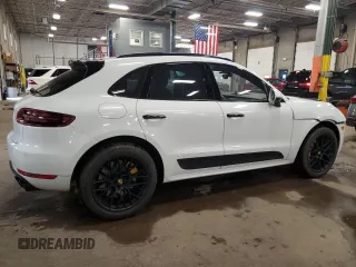2017 Porsche Macan GTS with VIN WP1AG2A5XHLB51605, listed as a Copart auction lot 58532295 with 80,101 mi miles and Salvage title. Bid and sale history available at DreamBid. Image 3.
