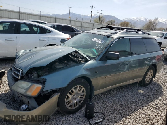 2001 Subaru Legacy Outback L.L. Bean with VIN 4S3BH806317663009, listed as a Copart auction lot 52252515 with 147,492 mi miles and Salvage title. Bid and sale history available at DreamBid. Image 1.