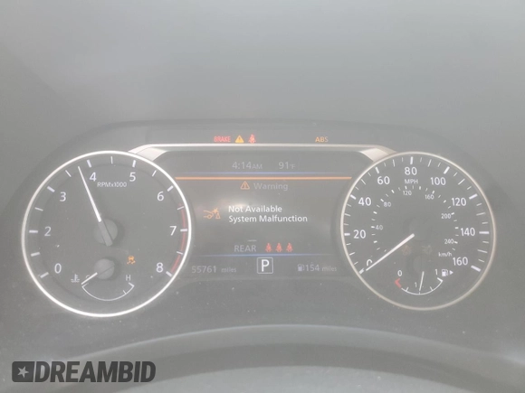 2021 Nissan Sentra SV с VIN 3N1AB8CV5MY251311, выставлен на аукционе Copart как лот 63344595 с пробегом 55 761 миль миль и Чистый • Clean title. История ставок и продаж доступна на DreamBid. Изображение 9.