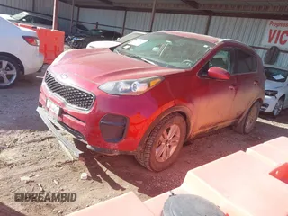 2017 Kia Sportage LX with VIN KNDPM3AC8H7079644, listed as a IAAI auction lot 41343810 with 112,554 mi miles. Bid and sale history available at carsss.com. Image 2.