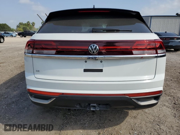 2025 Volkswagen Atlas SE z VIN 1V2JE2CA4SC205357, wystawiony jako Copart lot #51688695 z przebiegiem 4 355 mil mil oraz Szkoda całkowita • Salvage title. Historia ofert i sprzedaży dostępna na DreamBid. Obrazek 6.