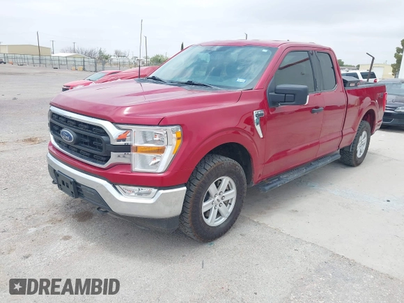 2021 Ford F-150 XL with VIN 1FTFX1E51MKE66465, listed as a IAAI auction lot 42420527 with 95,815 mi miles and . Bid and sale history available at DreamBid. Image 17.