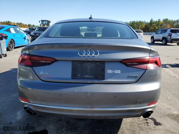 2019 Audi A5 Sportback Premium Plus with VIN WAUBNCF52KA022929, listed as a Copart auction lot 75906104 with NaN miles and Salvage Title. Bid and sale history available at carsss.com. Image 6.