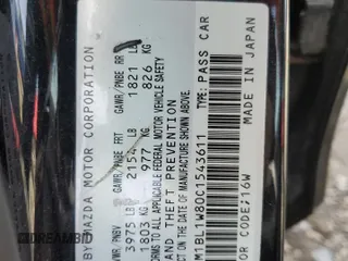2012 Mazda 3 i Grand Touring with VIN JM1BL1W80C1543611, listed as a Copart auction lot 49748745 with Not Provided miles and Salvage Title. Bid and sale history available at carsss.com. Image 12.