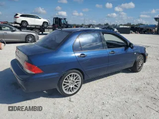 2003 Mitsubishi Lancer ES with VIN JA3AJ26E13U009608, listed as a Copart auction lot 44187705 with 139,719 mi miles and Salvage Title. Bid and sale history available at carsss.com. Image 3.