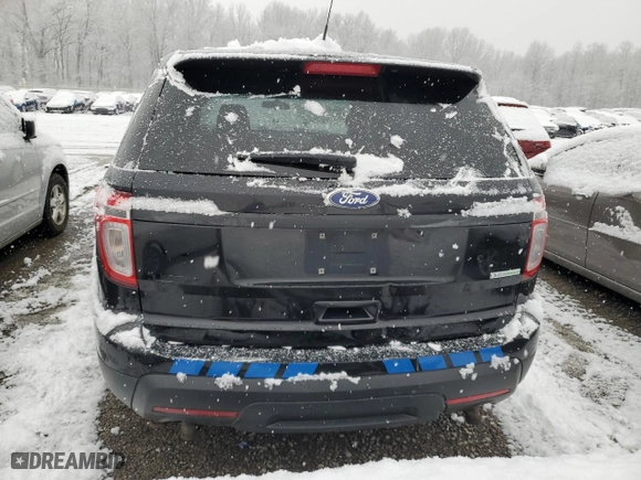 2015 Ford Police Interceptor Utility with VIN 1FM5K8AT9FGA21920, listed as a Copart auction lot 84569774 with 122,277 mi miles and Salvage Title. Bid and sale history available at carsss.com. Image 6.