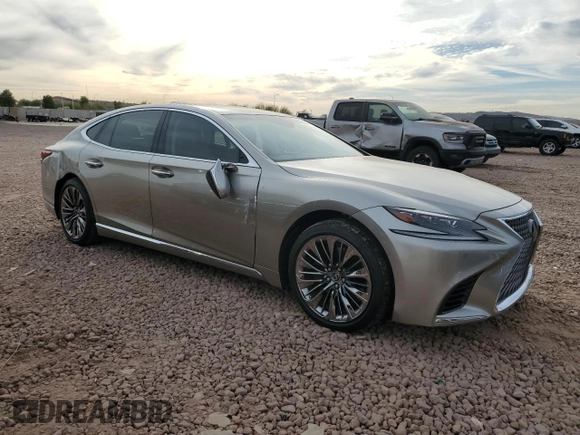2020 Lexus LS 500 with VIN JTHD51FF6L5011952, listed as a Copart auction lot 87452454 with 36,517 mi miles and Salvage title. Bid and sale history available at DreamBid. Image 4.