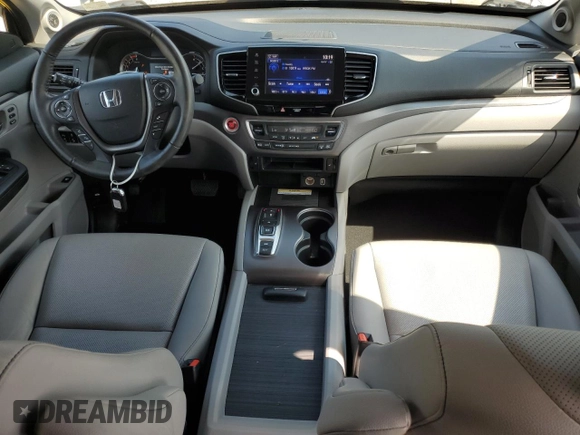 2022 Honda Ridgeline RTL-E with VIN 5FPYK3F72NB000908, listed as a Copart auction lot 65631535 with 35,796 mi miles and Salvage title. Bid and sale history available at DreamBid. Image 8.