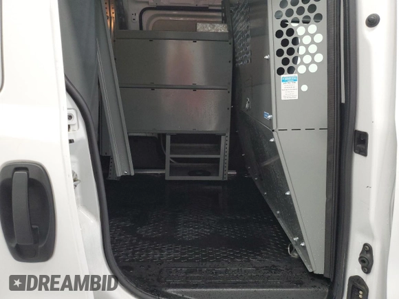 2022 Ram ProMaster City Cargo Tradesman with VIN ZFBHRFAB7N6W23585, listed as a Copart auction lot 52555425 with 35,453 mi miles and Salvage Title. Bid and sale history available at DreamBid. Image 10.