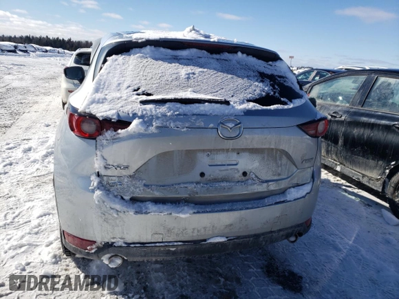 2017 Mazda CX-5 Sport with VIN JM3KFABL3H0227562, listed as a Copart auction lot 43960415 with 0 mi miles and Salvage Title. Bid and sale history available at carsss.com. Image 6.