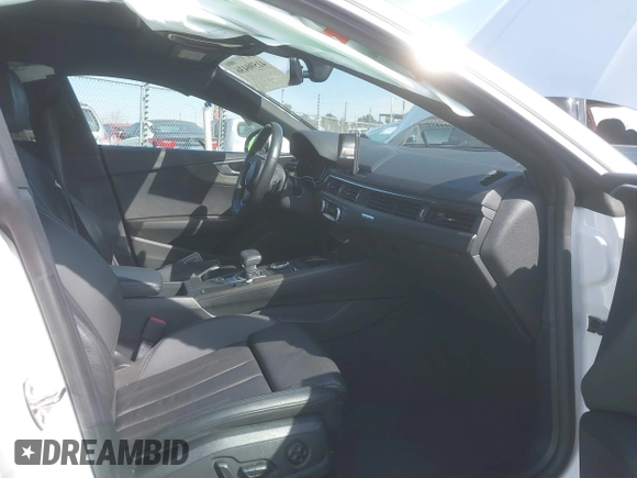 2019 Audi A5 Sportback Premium with VIN WAUDNCF55KA023971, listed as a IAAI auction lot 41590436 with 78,824 mi miles. Bid and sale history available at carsss.com. Image 5.