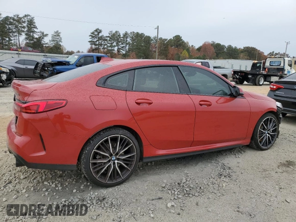 2021 BMW 2 Series 228i xDrive with VIN WBA73AK03M7H38378, listed as a Copart auction lot 75746713 with 9,838 mi miles. Bid and sale history available at carsss.com. Image 3.