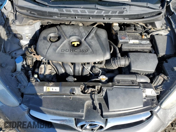 2013 Hyundai Elantra Limited with VIN 5NPDH4AEXDH304649, listed as a Copart auction lot 52179705 with 149,022 mi miles and Salvage Title. Bid and sale history available at DreamBid. Image 11.
