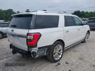 2019 Ford Expedition Max Platinum z VIN 1FMJK1MT1KEA00308, wystawiony jako IAAI lot #42299341 z przebiegiem 114 994 mil mil oraz . Historia ofert i sprzedaży dostępna na DreamBid. Obrazek 4.