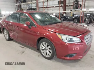 2015 Subaru Legacy 2.5i Premium with VIN 4S3BNBC63F3003455, listed as a IAAI auction lot 41856575 with 202,416 mi miles. Bid and sale history available at carsss.com. Image 1.