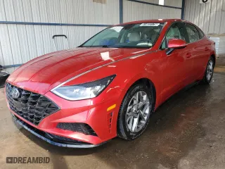 2021 Hyundai Sonata SEL with VIN KMHL64JA6MA146098, listed as a Copart auction lot 51023175 with 112,001 mi miles and Salvage Title. Bid and sale history available at carsss.com. Image 1.