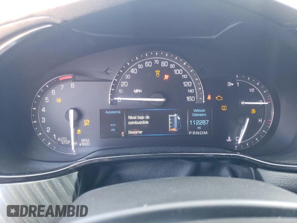 2017 Cadillac CTS Luxury AWD with VIN 1G6AX5SS3H0159377, listed as a Copart auction lot 71490094 with 112,287 mi miles and Salvage Title. Bid and sale history available at DreamBid. Image 9.
