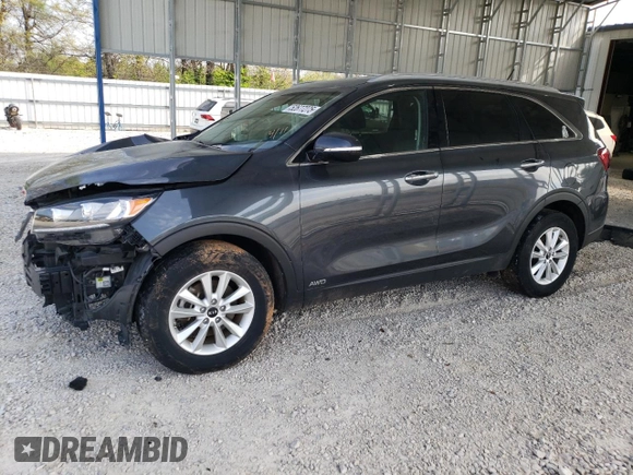 2020 Kia Sorento LX with VIN 5XYPGDA39LG698939, listed as a Copart auction lot 52677275 with 102,366 mi miles and Salvage Title. Bid and sale history available at carsss.com. Image 1.