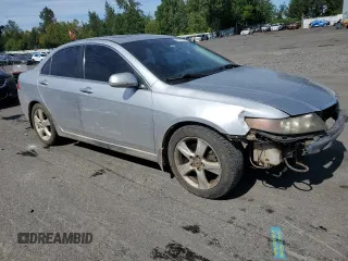 2005 Acura TSX with VIN JH4CL96885C022001, listed as a Copart auction lot 49680145 with 206,166 mi miles and Salvage Title. Bid and sale history available at carsss.com. Image 4.