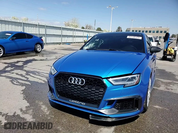2019 Audi RS 3 z VIN WUABWGFF9KA905767, wystawiony jako Copart lot #53146125 z przebiegiem 50 725 mil mil oraz Szkoda całkowita • Salvage title. Historia ofert i sprzedaży dostępna na DreamBid. Obrazek 13.
