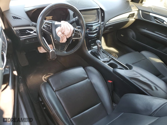 2015 Cadillac ATS Coupe Luxury RWD with VIN 1G6AB1RXXF0143019, listed as a Copart auction lot 82782234 with 82,843 mi miles and Non Repairable. Bid and sale history available at carsss.com. Image 8.