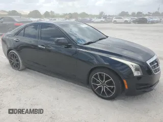 2017 Cadillac ATS Sedan RWD with VIN 1G6AA5RX8H0170927, listed as a Copart auction lot 51227995 with 55,694 mi miles and Salvage Title. Bid and sale history available at carsss.com. Image 4.