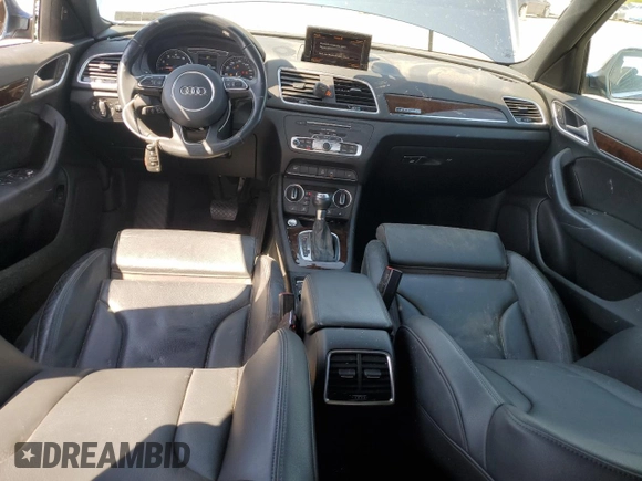 2018 Audi Q3 Premium Plus with VIN WA1JCCFS1JR011991, listed as a Copart auction lot 55063625 with 57,962 mi miles and Salvage title. Bid and sale history available at DreamBid. Image 8.