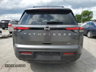 2024 Nissan Pathfinder SV with VIN 5N1DR3BA7RC309597, listed as a Copart auction lot 56742315 with 5,982 mi miles and Salvage title. Bid and sale history available at DreamBid. Image 6.