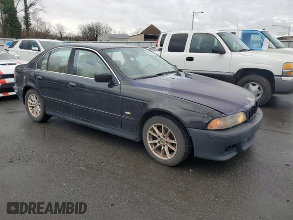 2003 BMW 5 Series 525i with VIN WBADT33443GF43999, listed as a Copart auction lot 48878805 with 158,699 mi miles and Salvage Title. Bid and sale history available at carsss.com. Image 4.
