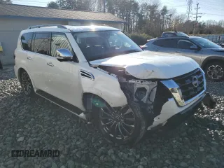 2023 Nissan Armada Platinum with VIN JN8AY2DA6P9403115, listed as a Copart auction lot 83341654 with 33,264 mi miles and Salvage Title. Bid and sale history available at carsss.com. Image 4.