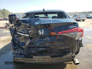 2023 Honda Civic Sedan Sport with VIN 2HGFE2F57PH521525, listed as a Copart auction lot 46581775 with 39,015 mi miles and Salvage Title. Bid and sale history available at carsss.com. Image 6.