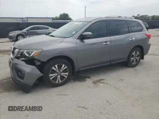 2017 Nissan Pathfinder SV with VIN 5N1DR2MN0HC694509, listed as a Copart auction lot 62967465 with 134,498 mi miles and Clean title. Bid and sale history available at DreamBid. Image 1.
