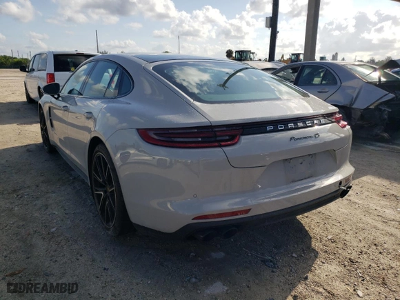 2018 Porsche Panamera 4S with VIN WP0AB2A73JL135379, listed as a Copart auction lot 49019382 with 25,443 mi miles. Bid and sale history available at carsss.com. Image 3.