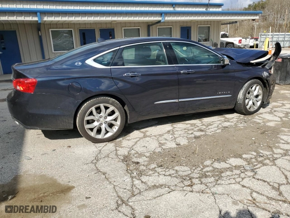 2014 Chevrolet Impala LTZ with VIN 2G1155S35E9155658, listed as a Copart auction lot 46999345 with 0 mi miles and Salvage Title. Bid and sale history available at carsss.com. Image 3.