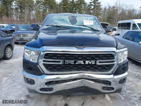 2022 Ram 1500 Big Horn with VIN 1C6RRFFG0NN411050, listed as a IAAI auction lot 41635876 with NaN miles. Bid and sale history available at carsss.com. Image 13.