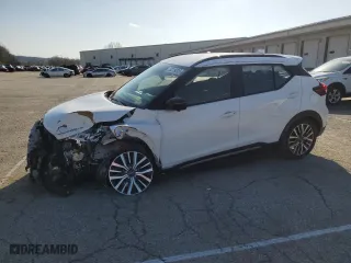 2024 Nissan Kicks SR with VIN 3N1CP5DV1RL523851, listed as a Copart auction lot 52219315 with 25,539 mi miles and Non Repairable. Bid and sale history available at carsss.com. Image 1.