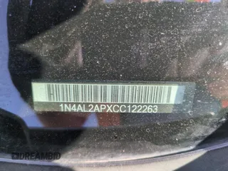 2012 Nissan Altima S with VIN 1N4AL2APXCC122263, listed as a Copart auction lot 49653345 with 230,012 mi miles and Salvage Title. Bid and sale history available at DreamBid. Image 12.