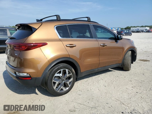 2021 Kia Sportage EX with VIN KNDPN3AC0M7854669, listed as a Copart auction lot 57829275 with 48,520 mi miles and Salvage title. Bid and sale history available at DreamBid. Image 3.