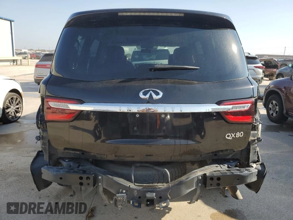 2018 Infiniti QX80 with VIN JN8AZ2NE3J9195104, listed as a Copart auction lot 66780704 with 109,427 mi miles and Clean Title. Bid and sale history available at carsss.com. Image 6.