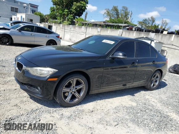 2014 BMW 3 Series 328i with VIN WBA3A5C52EJ464789, listed as a Copart auction lot 56327945 with 153,006 mi miles and Salvage title. Bid and sale history available at DreamBid. Image 1.