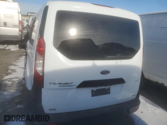 2022 Ford Transit Connect XL with VIN NM0GE9E23N1514695, listed as a Copart auction lot 82611814 with 84,124 mi miles and Salvage title. Bid and sale history available at DreamBid. Image 3.