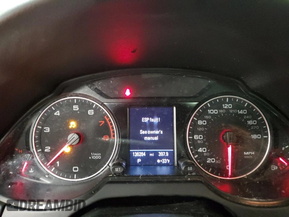 2010 Audi Q5 Prestige with VIN WA1WKBFPXAA100603, listed as a Copart auction lot 49486615 with 136,264 mi miles and Clean title. Bid and sale history available at DreamBid. Image 9.