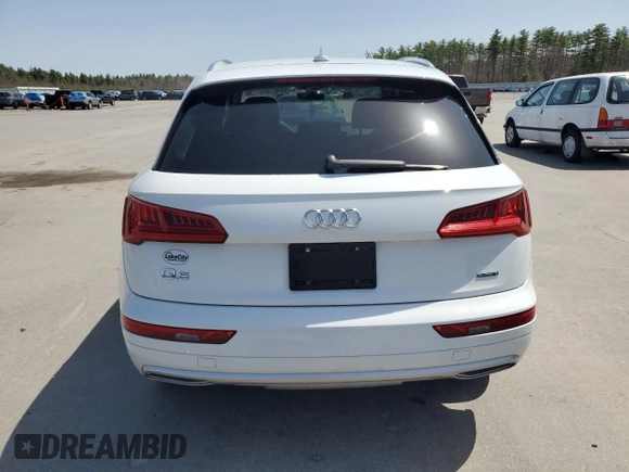 2019 Audi Q5 Premium z VIN WA1ANAFY4K2125898, wystawiony jako Copart lot #55009965 z przebiegiem Nie podano mil oraz Szkoda całkowita • Salvage title. Historia ofert i sprzedaży dostępna na DreamBid. Obrazek 6.