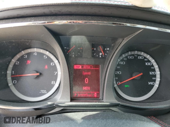 2015 GMC Terrain Denali with VIN 2GKFLUE31F6324462, listed as a Copart auction lot 55134815 with 38,955 mi miles and Salvage Title. Bid and sale history available at DreamBid. Image 9.