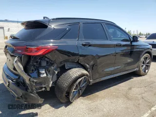 2023 Infiniti QX50 Sport with VIN 3PCAJ5FA8PF116427, listed as a Copart auction lot 56486685 with 34,769 mi miles and Salvage title. Bid and sale history available at DreamBid. Image 3.